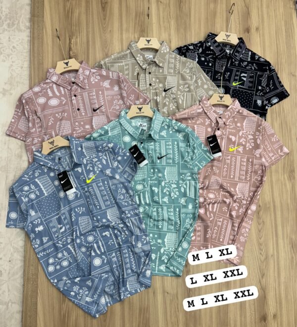 NIKE MARS PIQUE PRINTED POLO