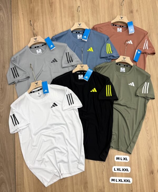 ADIDAS IMPORTED JAQUARD LYCRA ROUND NECK