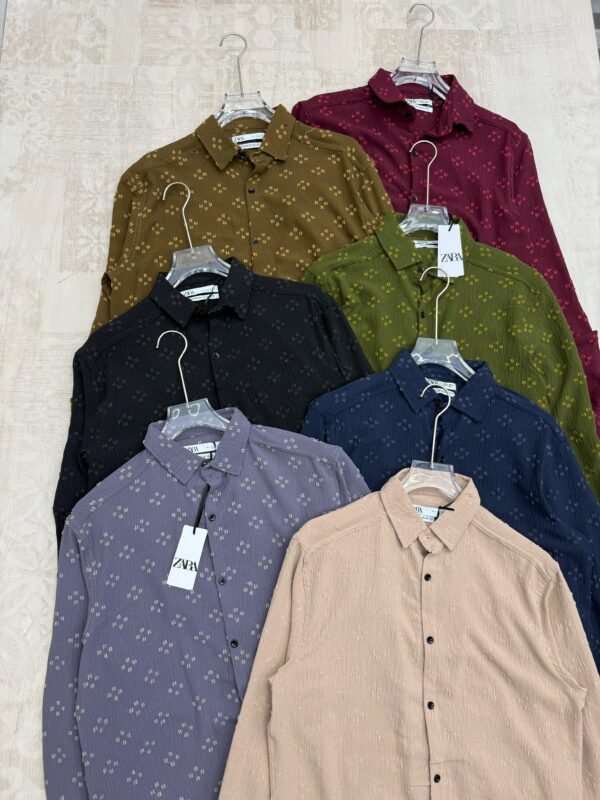 ZARA EMBROIDERY SHIRT PRMEIUM SHIRT