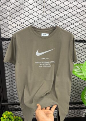 NIKE ROUND NECK T-SHIRT - L, Olive green