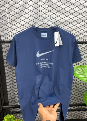 NIKE ROUND NECK T-SHIRT - L, Dark Blue