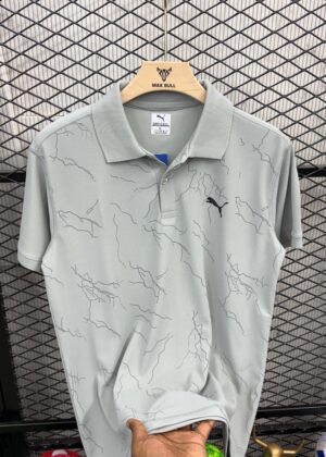 PUMA POLO - L, Light Grey