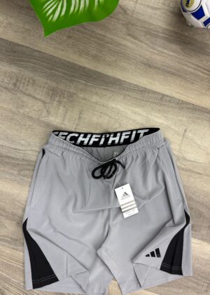 ADIDAS ELASTIC SHORTS - M, Grey