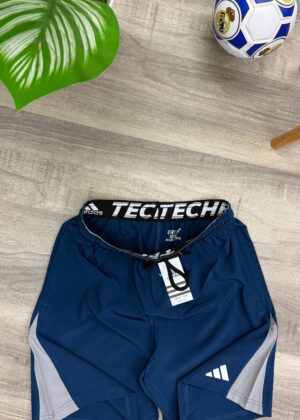 ADIDAS ELASTIC SHORTS - M, pigeon blue