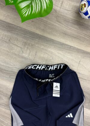 ADIDAS ELASTIC SHORTS - M, Navy Blue