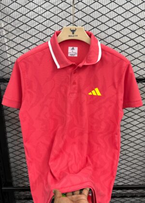 ADIDAS PRMEIUM POLO - M, Red