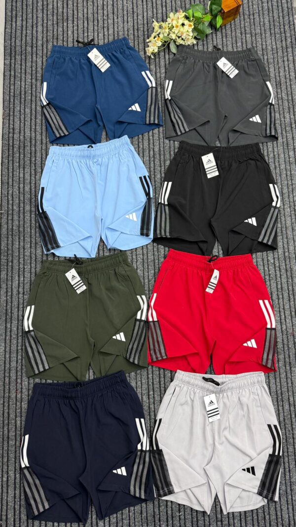 Adidas three stripes net folding with mesh shorts