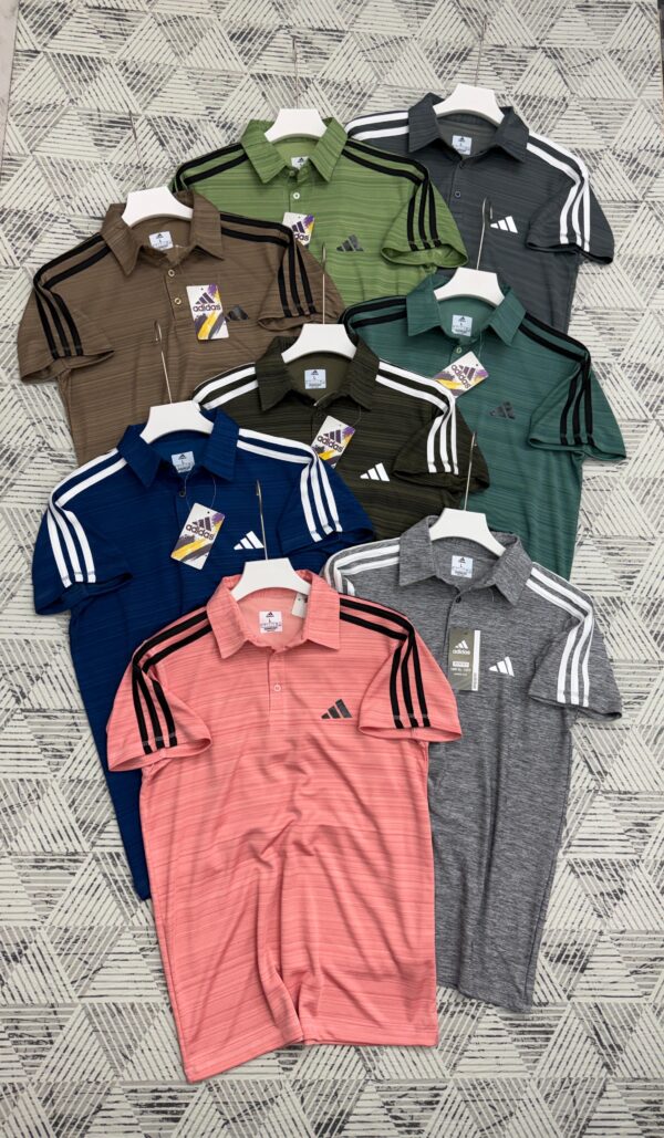ADIDAS THREE STRIPES POLO