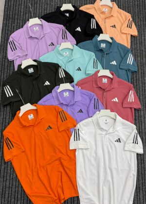 ADIDAS POLO WITH THREE STRIPES