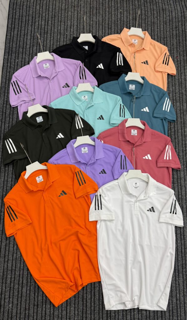 ADIDAS POLO WITH THREE STRIPES