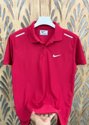 NIKE POLO - L, Red