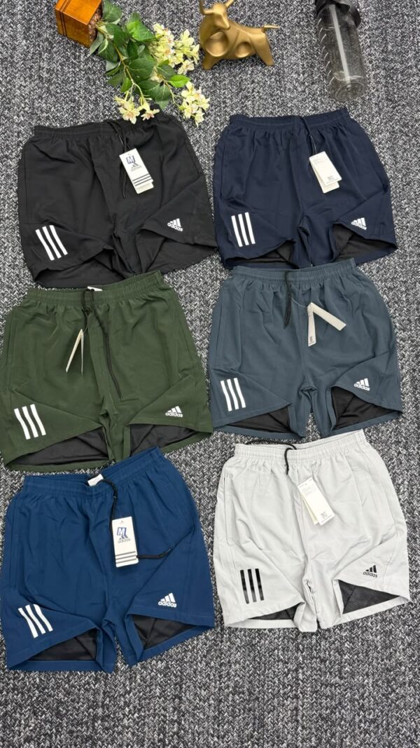 ADIDAS PREMEIUM THREE STRIPES NETED SHORTS